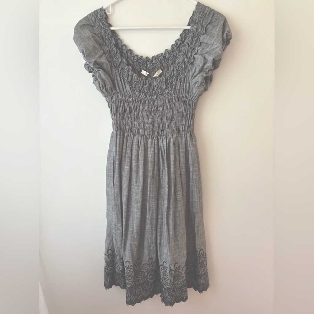 Max Studio Embroidered Summer Dress